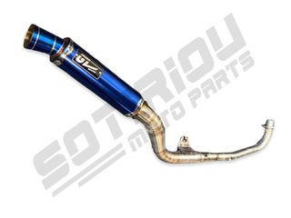 ΕΞΑΤΜΙΣΗ GL RACING TURBO Z DRAG ASTREA/SUPRA/SPRINTER/GLX/C50/CRYPTON 105/VF125 HIGH UP ΜΠΛΕ