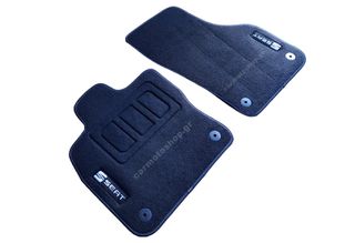Πατάκια Μοκέτα Seat Leon III 2012-2020 Κουμπώματα Σήματα Μπροστινά