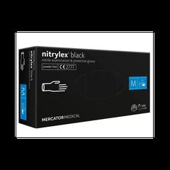 ΓΑΝΤΙΑ ΝΙΤΡΙΛΙΟΥ MERCATOR NITRYLEX BASIC ΣΕ ΜΑΥΡΟ ΧΡΩΜΑ MEDIUM (M)  AMIO - 100 Τεμ.