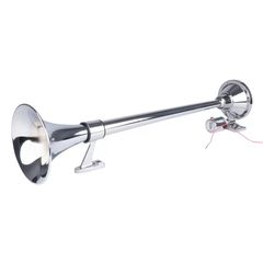 ΚΟΡΝΑ ΠΝΕΥΜΑΤΙΚΗ ΜΟΝΗ 12/24V 150dB ΜΗΚΟΣ:64 cm ΧΡΩΜΙΟ ΑΜΙΟ - 1 ΤΕΜ.