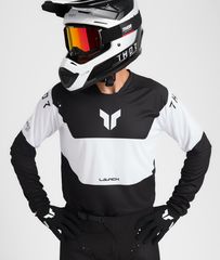 Μπλούζα MX THOR  LAUNCHMODE Storm Jersey Black/White-thumb-2