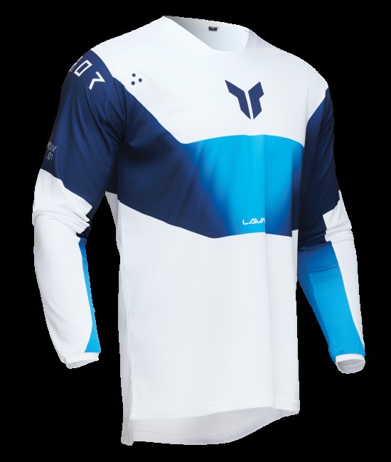 Μπλούζα MX THOR  LAUNCHMODE Storm Jersey White/Blue