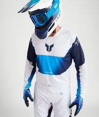 Μπλούζα MX THOR  LAUNCHMODE Storm Jersey White/Blue-thumb-1