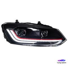 VW Polo 2011-2018 LASER LED ΜΠΡΟΣΤΑ ΦΩΤΑ