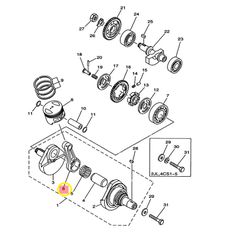 Μπιέλα Yamaha TW.200 (2JL) 1987-1987 15A116510000