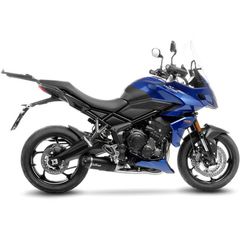 Leovince Εξάτμιση Ολόσωμη Lv One Black/Carbon End Triumph Tiger 660/Trident 660 2021 - 2024 Με Καταλύτη**