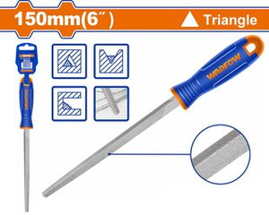 WADFOW Τρίγωνο χαλύβδινο λίμα 6" / 150mm (WFE7856)
