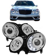 ΦΑΝΑΡΙΑ ΕΜΠΡΟΣ LED Headlights Mercedes-Benz E-Class W211 06-09 DRL