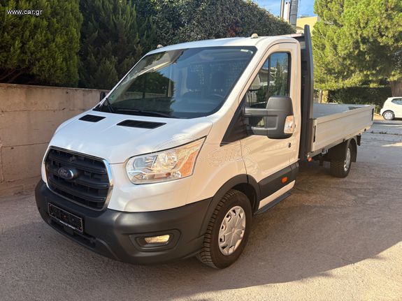 Ford Transit 2020 2.0tdci 131ps*Καροτσα 3,65m*Euro6D*3Θεσεις*Facelift*Klima*
