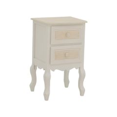 Συρταριέρα Joliene Inart φυσικό-λευκό mdf 40x34.5x64.5εκ