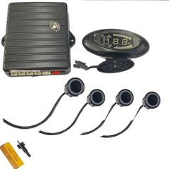ELSER PARKING SENSOR SYSTEM ΣΕ ΜΑΥΡΟ ΧΡΩΜΑ ΜΕ 4 ΑΙΣΘΗΤΗΡΕΣ ΚΑΙ ΟΘΟΝΗ- 1 τεμ.
