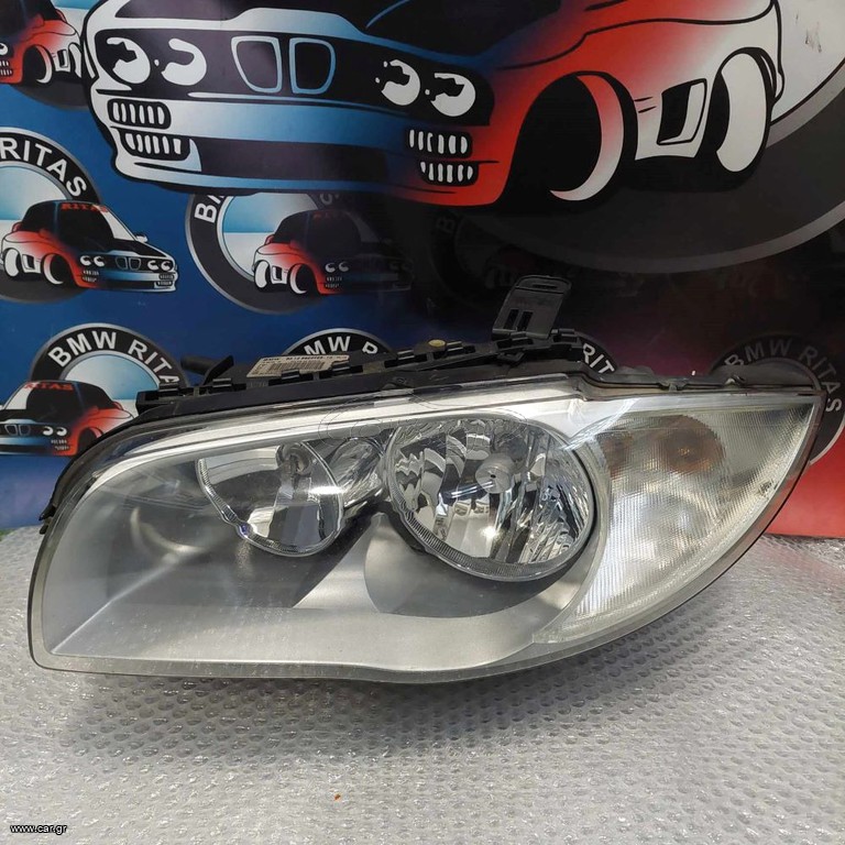 Φανάρι οδηγού εμπρός E87 pro face lift (Ασημί φόντο)