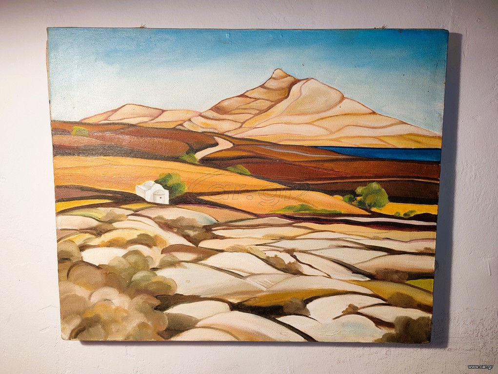 Eλαιογραφία Παλιό σε Καμβά 45x56cm