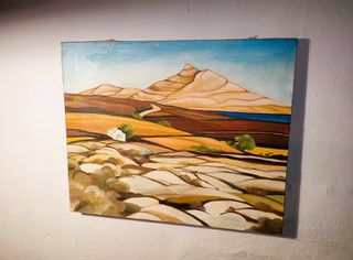 Eλαιογραφία Παλιό σε Καμβά 45x56cm-thumb-1