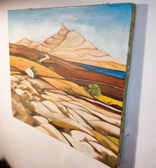 Eλαιογραφία Παλιό σε Καμβά 45x56cm-thumb-3