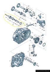 ακρο ημιαξονιου ΟΕΜ , εσωτερικη πλευρα , για VW Group , με γνησιο κωδικο : 02N409345