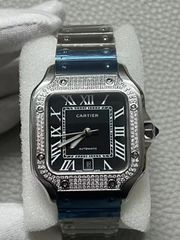 Cartier Sandos 40’ Automatic Diamonds 3A+ Quality Replica-thumb-2