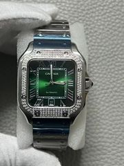 Cartier Sandos 40’ Automatic Diamonds 3A+ Quality Replica-thumb-5