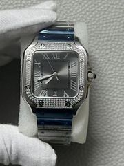 Cartier Sandos 40’ Automatic Diamonds 3A+ Quality Replica-thumb-6