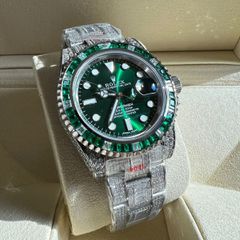 Rolex Submariner Hulk icedout bustdown Superclone Αντιγραφο