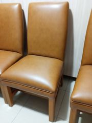 6 Δερμάτινες καρέκλες τραπεζαρίας