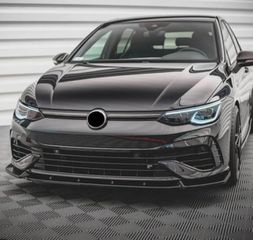 Lip spoiler μαύρο πλαστικό γυαλιστερό - Vw Golf 8 / 8 GTi