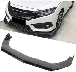 Lip spoiler universal πλαστικό μαύρο γυαλιστερό