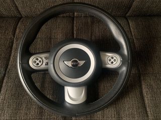 Αυθεντικό MINI Πλήρες Δερμάτινο Sport Τιμόνι Πολλαπλών Λειτουργιών για One, Cooper, D, S, JCW R55/56/57/58/59/60/61
