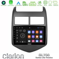Clarion GL700 Lite Series 8Core Android11 6+128GB Chevrolet Aveo 2011-2017 Navigation Multimedia Tablet 9" Με Carplay & Android