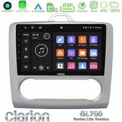Clarion GL700 Lite Series 8Core Android11 6+128GB Ford Focus Auto AC Navigation Multimedia Tablet 9" Με Carplay & Android Auto