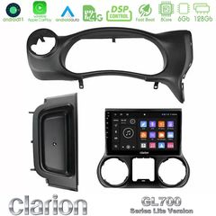 Clarion GL700 Lite Series 8Core Android11 6+128GB Jeep Wrangler 2014-2017 Navigation Multimedia Tablet 9" Με Carplay & Android A