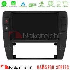 Nakamichi NAM5260 Series 4Core Android12 4+64GB VW Passat B5 2001-2005 Navigation Multimedia Tablet 9" Με Carplay & Android Auto