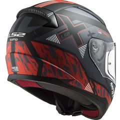 ΚΡΑΝΟΣ LS2 RAPID FF353 XTREET (matt black red)-thumb-3