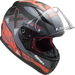 ΚΡΑΝΟΣ LS2 RAPID FF353 XTREET (matt black red)-thumb-2