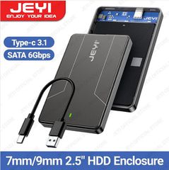 JEYI 2.5'' External Hard Drive Enclosure USB 3.0 to SATA III Hard Disk Case (ΣΦΡΑΓΙΣΜΕΝΟ)