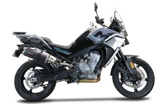 Gpr Εξάτμιση Τελικό Dual Poppy Carbon Look CF Moto 800 MT Touring 2022 - 2024 Euro5