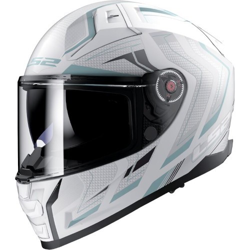 ΚΡΑΝΟΣ LS2 FF811 VECTOR II ALIZER MATT WHITE SILVER