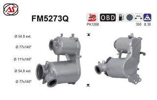 ΦΙΛΤΡΟ DPF SKODA KODIAQ/KAMIQ/KAROQ/OCTAVIA/SUPERB  1.6/2.0 TDI            KARALOIZOS exhaust
