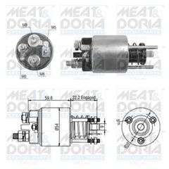 Μαγνητικός διακόπτης, μίζα BMW 3 (E30), 3 (E36), 3 (E46), 5 (E34), 5 (E39), 5 (E60), 5 (E61), 7 (E38), 7 (E65, E66, E67), X3 (E83), X5 (E53), Z3 (E36), Z4 (E85) 1.6-3.0 06.87-12.10