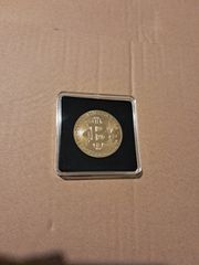 ΣΥΛΛΕΚΤΙΚΟ ΝΟΜΙΣΜΑ BITCOIN ΧΡΥΣΟ ΚΑΙΝΟΥΡΓΙΟ ΣΕ ΘΗΚΗ ΚΑΣΕΤΙΝΑ (2 ΚΟΜΜΑΤΙΑ ΔΙΑΘΕΣΙΜΑ) ΣΥΝΟΔΕΥΕΤΑΙ ΑΠΟ CERTIFICATE GOLD COIN 24K
