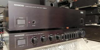 KENWOOD Set Τελικός BASIC-MI (2X105Watt) + Προενισχυτης BASIC-C1....(Made In Japan)
