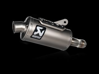 Akrapovic τελικό εξάτμισης Slip-On για Triumph Scrambler X/Speed 400 2023-