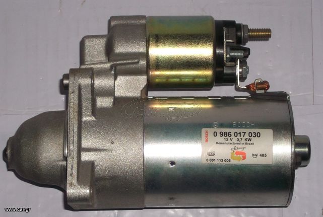 Mίζα Fiat Brava 95-03 / Bravo 95-01 / Cinquecento 91-99 / Marea 96-07 / Palio / Punto 93-12 / Seicento 98-10 / Siena 96-16 / Uno 83-06|Lancia Y10 85-95 / Y 95-03 - 12V - 0.7KW - Bosch 0986017030