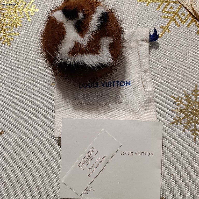 Louis Vuitton Fur Fluffy Bag Charm