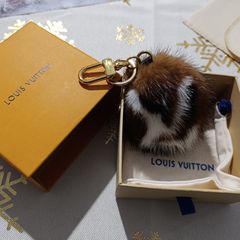 Louis Vuitton Fur Fluffy Bag Charm-thumb-3