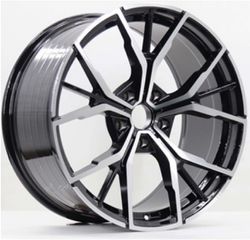 BMW  STYLE ΖΑΝΤΕΣ ΚΑΙΝΟΥΡΓΙΕΣ ΣΕΤ ΑΣΥΜΕΤΡΕΣ 8,5Χ19 ΚΑΙ 9,5Χ19 5Χ120Κ ΕΤ30/35 ΜΑΥΡΟ ΓΙΑΛΥΣΤΕΡΟ ΔΙΑΜΑΝΤΕ