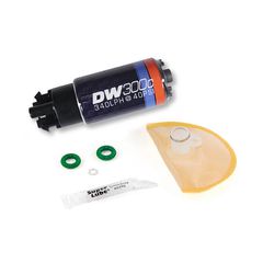 Deatscgwerks 340lph compact fuel pump with clips w/ 1008 install kit