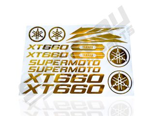 ΚΑΡΤΕΛΑ ΑΥΤΟΚΟΛΛΗΤΑ YAMAHA XTX 660/XTX660/XT660/XT 660 ΧΡΥΣΑ
