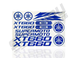 ΚΑΡΤΕΛΑ ΑΥΤΟΚΟΛΛΗΤΑ YAMAHA XTX 660/XTX660/XT660/XT 660 ΜΠΛΕ