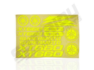 ΚΑΡΤΕΛΑ ΑΥΤΟΚΟΛΛΗΤΑ YAMAHA XTX 660/XTX660/XT660/XT 660 ΚΙΤΡΙΝΑ